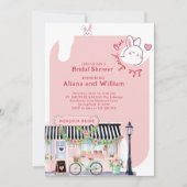 Pariser Brautparty Sie sagte Oui Französisch Brida Einladung (Vorderseite)