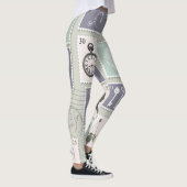 Pariser Briefmarke Leggings (Rechts)