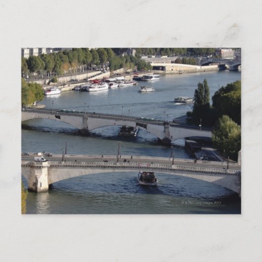 Pariser Brücken Postkarte (Vorderseite)