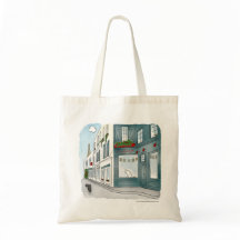 Pariser Buchhandlung Katzen Tote Tasche