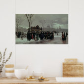 Pariser Busunfall Poster (Küche)