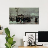 Pariser Busunfall Poster (Heimbüro)