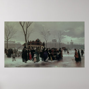 Pariser Busunfall Poster