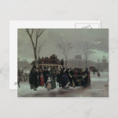 Pariser Busunfall Postkarte (Vorne/Hinten)