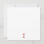 Pariser Café Boulangerie Mama Einladung (Rückseite)