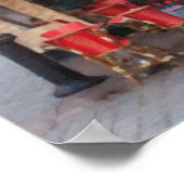 Pariser Café Brasserie Poster (Ecke)