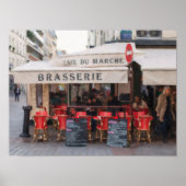 Pariser Café Brasserie Poster (Vorne)