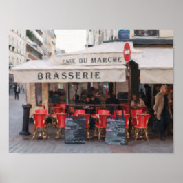 Pariser Café Brasserie Poster