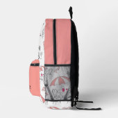 Pariser Café Daydream Bedruckter Rucksack (Rechts)