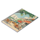 Pariser Café mit Eiffelblick Notizblock (Linke Seite)