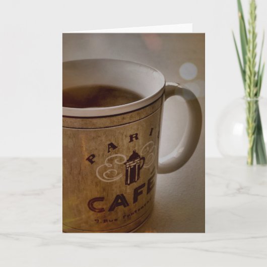 Pariser Café Mitteilungskarten (Vorderseite)