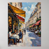 Pariser Café Poster (Vorne)