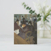 Pariser Café Postkarte (Stehend Vorderseite)
