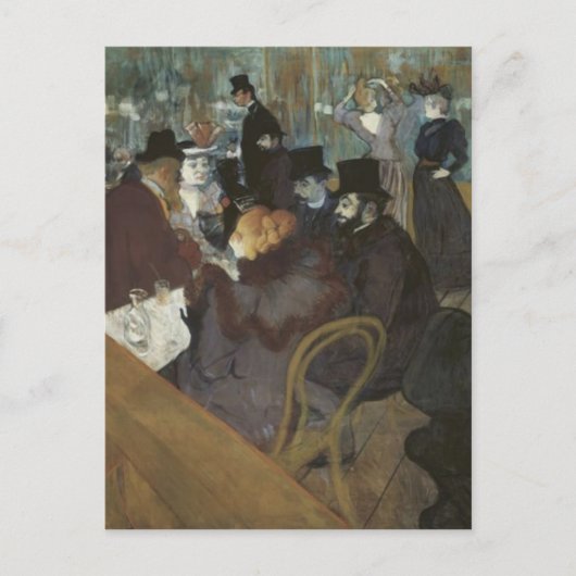 Pariser Café Postkarte (Vorderseite)