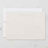 Pariser Café Postkarte 12x18 (Rückseite)