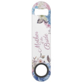Pariser Charm Blue & Pink Mutter der Braut Speed Flaschenöffner (Vorderseite)