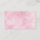 Pariser Charm-Blumensitzer-Tischnummer Platzkarte (Rückseite)