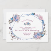 Pariser Charm Chic Be My Jr. Bridesmaid Vorschlag (Rückseite)