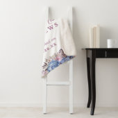 Pariser Charm Floral Der neue Mr. & Mrs. Newlyweds Sherpadecke (Beispiel)