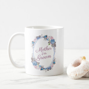 Pariser Charme Florale Oval Mutter des Bräutigams Kaffeetasse