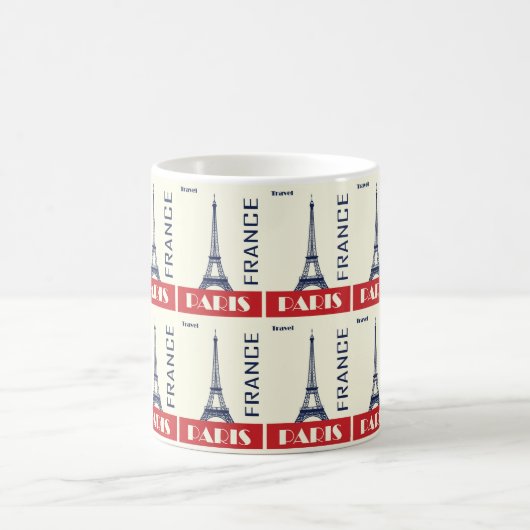 Pariser Charme - Retro - Kunstwerk Verwandlungstasse (Mittel)