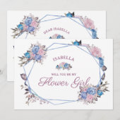 Pariser Charme sei meine Flower Girl Vorschlag Car (Vorne/Hinten)