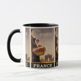 Pariser Charme: Vintages Frankreich Reisen mit Fra Tasse
