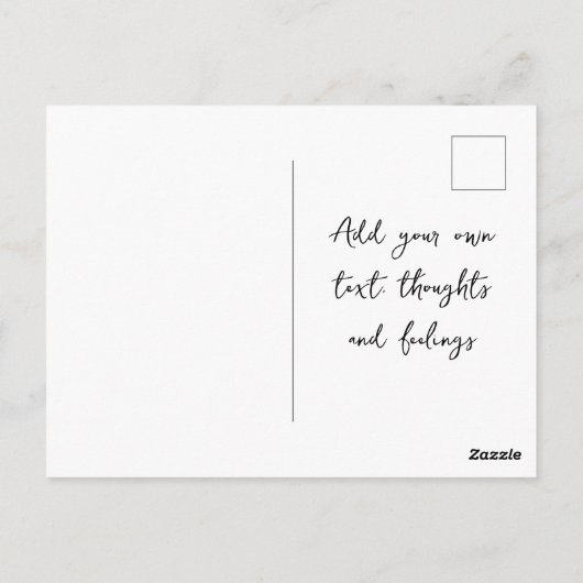 Pariser Coffee Shop Postkarte (Rückseite)