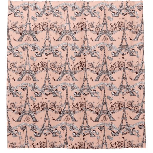 Pariser Duschvorhang (Vorderseite)