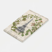 Pariser Eiffelturm für botanische Kunst Post-it Klebezettel (angewinkelt)