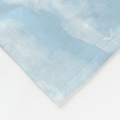 Pariser Eiffelturm inspirierte Landschaftsdecke Fleecedecke (Ecke)