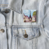 Pariser Eiffelturm inspirierter Landschaftsknopf Button (Beispiel)