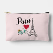 Pariser Eiffelturm - Liebe Zubehörtasche (Vorderseite)