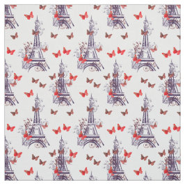 Pariser Eiffelturm Lila Chic Stoff