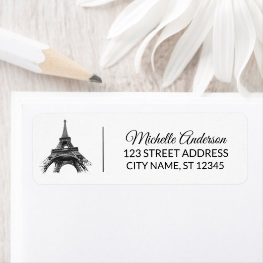 Pariser Eiffelturm Paris Französische Rücksendeadr (Insitu)