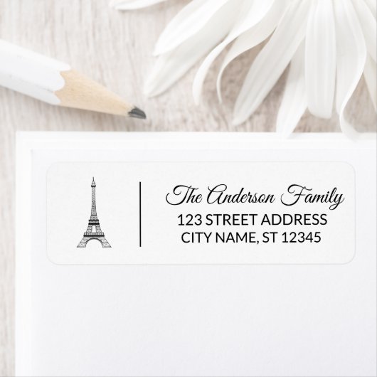 Pariser Eiffelturm Paris Französische Rücksendeadr (Insitu)