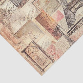 Pariser Eiffelturm Retro Dekoupage Tissue Paper Seidenpapier (Ausschnitt)