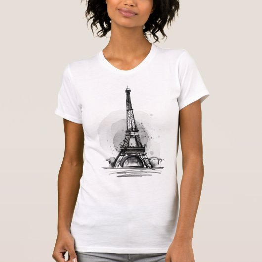 Pariser Eiffelturm T-Shirt (Vorderseite)