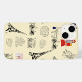 Pariser Fall für ästhetisches Telefon Case-Mate iPhone Hülle (Rückseite (Horizontal))