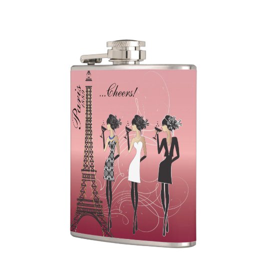 Pariser Feier - Rose Gold Flachmann (Links)