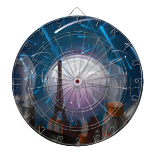 Pariser Feuerwerk Dartscheibe