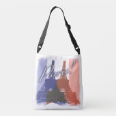 Pariser Flaggentasche Tragetaschen Mit Langen Trägern (Rückseite)