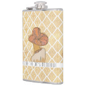 Pariser Flapper-Mode im Art-Déco-Stil Flachmann (Links)