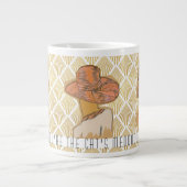 Pariser Flapper-Mode im Art-Déco-Stil Jumbo-Tasse (Vorderseite)