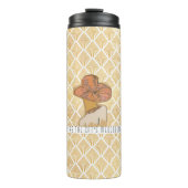 Pariser Flapper-Mode im Art-Déco-Stil Thermosbecher (Vorderseite)