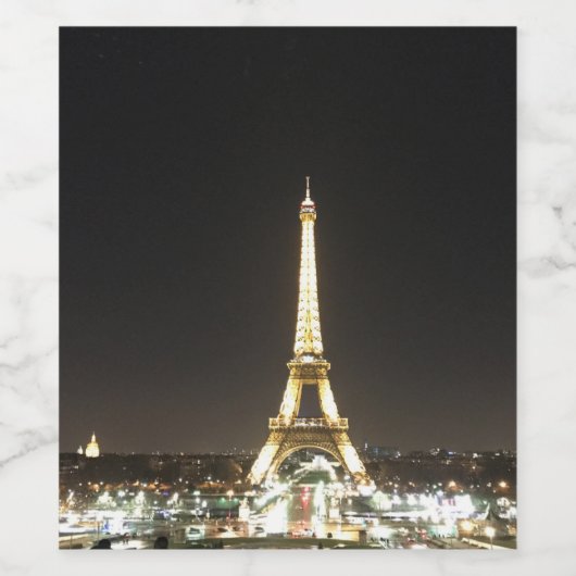 Pariser Flaschenaufkleber Weinetikett (Einzelnes Label)