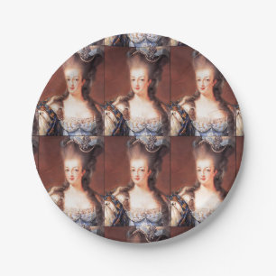 Pariser Französisch Marie Antoinette Papier Teller