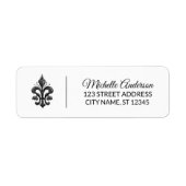 Pariser französische Lilie Paris Rücksendeadresse (Vorne)