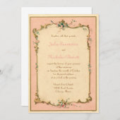 Pariser französische Parfüm-Aufkleber-Einladung Einladung (Vorne/Hinten)