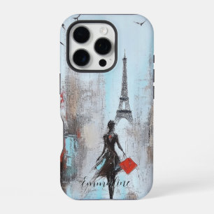 Pariser Frau iPhone 16 Pro Hülle